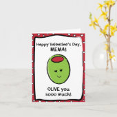 Valentine's Day Card for Mema Karte (Gelbe Blume)