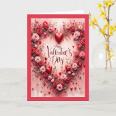 Valentine's Day Card for your Mother & Father Karte (Gelbe Blume)