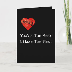 Valentine's Day Card Funny Sie sind die beste Cust Feiertagskarte