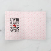 Valentine's Day Card für Ehemänner-Ehefrau-Partner Einladung (Innenseite)