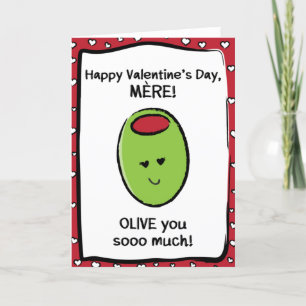 Valentine's Day Card für Mère Karte