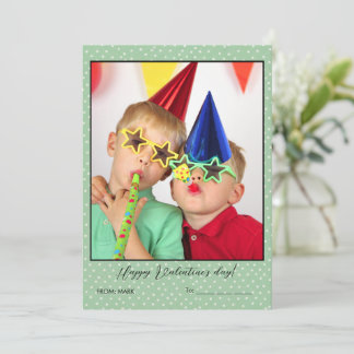 Valentine's Day Card für Super niedliches Foto Feiertagskarte