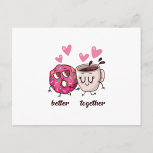 Valentine's Day Card gemeinsam besser Postkarte
