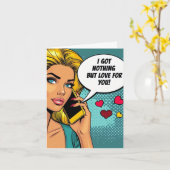 Valentine's Day Card Karte (Gelbe Blume)