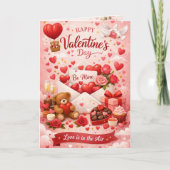 Valentine's Day Card Karte (Vorderseite)