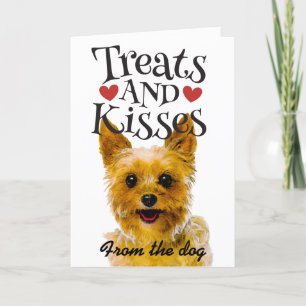 Valentine's Day Card Leckereien und Küsse Feiertagskarte