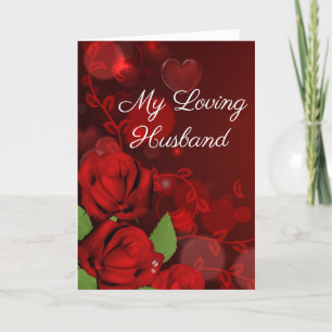 Valentine's Day Card - Mein liebender Mann Feiertagskarte