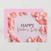 Valentine's Day Card Postkarte (Vorne/Hinten)