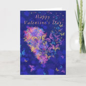 Valentine's Day Card Schmetterling Herz Liebe Karte (Vorderseite)