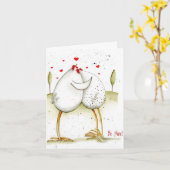 Valentine's Day Card - Seien Sie meine! Karte (Gelbe Blume)