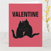 VALENTINE'S DAY CAT GREETING CARDS, ALLE 9 LEBEN KARTE (Gelbe Blume)