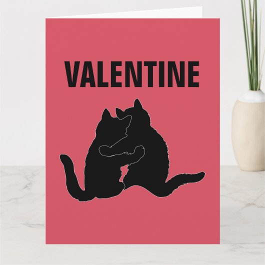VALENTINE'S DAY CAT GREETING CARDS, ALLE 9 LEBEN KARTE (Vorderseite)