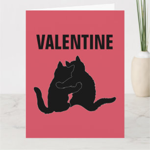 VALENTINE'S DAY CAT GREETING CARDS, ALLE 9 LEBEN KARTE