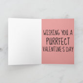 VALENTINE'S DAY CAT GREETING CARDS, PANDA KITTY KARTE (Innenseite)