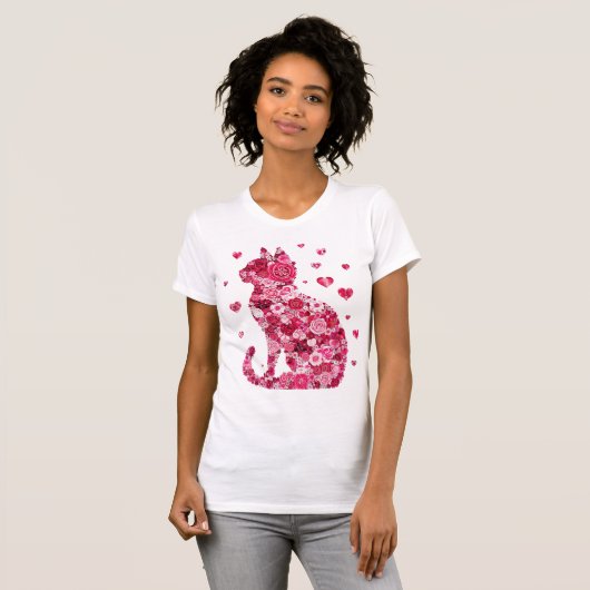 Valentine's Day cat T-Shirt (Vorne ganz)