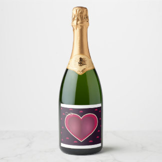 Valentine's Day, champagne 🍾 labels 🥂 Schaumweinetikett