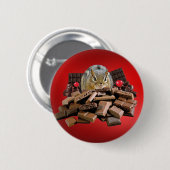 Valentine's Day Chocolate Chipmunk Button (Vorne & Hinten)