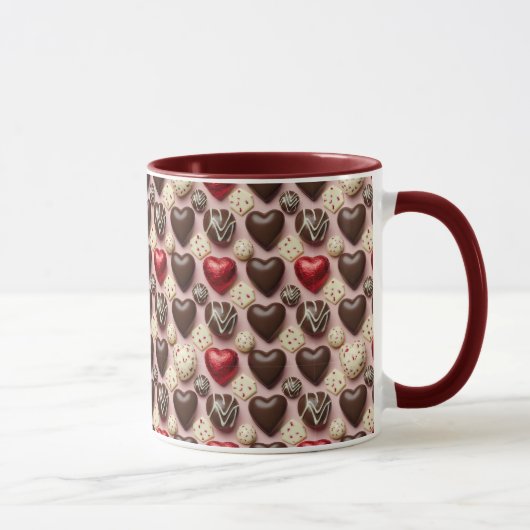 Valentine's Day Chocolates Coffee Mug Tasse (Rechts)