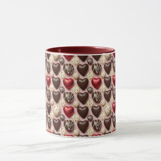 Valentine's Day Chocolates Coffee Mug Tasse (Zentrum)
