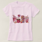 Valentine's Day Coffe, Valentine's Day Woman, Love T-Shirt (Design vorne)