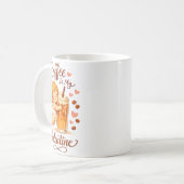 Valentine's Day Coffee Is My Valentine Coffee Love Kaffeetasse (Vorderseite Links)