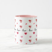 Valentine's Day Coffee Mugs Pink Theme Tasse (Zentrum)