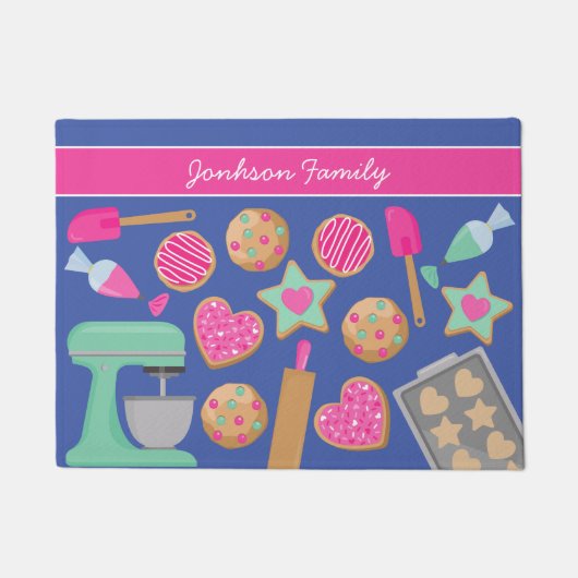VALENTINE'S DAY COOKIES PARTY DOORMAT FUßMATTE (Vorderseite)