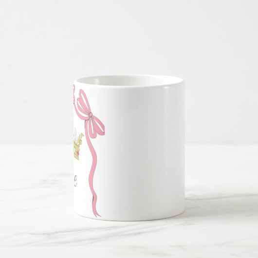 Valentine's Day Coquette Heart Bow Valentine's Kaffeetasse (Mittel)