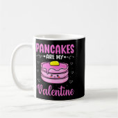 Valentine's Day Couple - Pancakes Are My Valentine Kaffeetasse (Links)