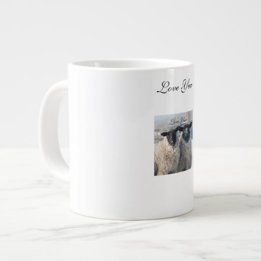 Valentine's Day Couples Mug Jumbo-Tasse (Vorderseite Links)