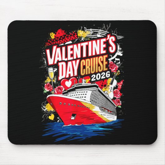 Valentines Day Cruise 2026 Mousepad (Vorne)