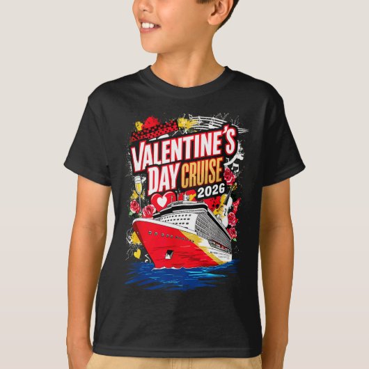 Valentines Day Cruise 2026  T-Shirt (Vorderseite)