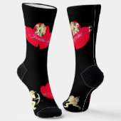 Valentine's Day Cupid Crew Socks Socken (Gewinkelt)