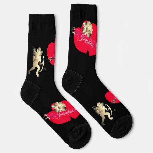 Valentine's Day Cupid Crew Socks Socken (Rechts)