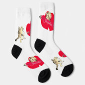 Valentine's Day Cupid Crew Socks Socken (Rechts)