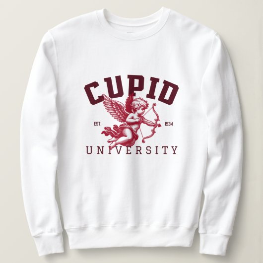 Valentine's Day - Cupid with arrow Sweatshirt (Design vorne)