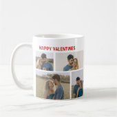 Valentines Day Custom 4 Photos Kaffeetasse (Links)