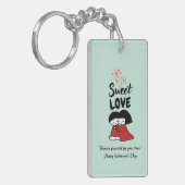 Valentine's day Custom Keychain  Schlüsselanhänger (Vorderseite links)