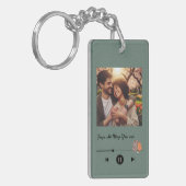 Valentine's Day Custom Photo Keychain  Schlüsselanhänger (Vorderseite links)