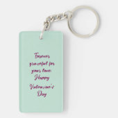 Valentine's Day Custom Photo Keychain  Schlüsselanhänger (Rückseite)