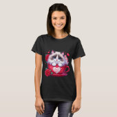 Valentine's Day Cute Ragdoll Cat Mug Art ✨🐱☕ T-Shirt (Vorne ganz)