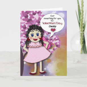 VALENTINE'S DAY DADDY - KISSES & HUGS FEIERTAGSKARTE