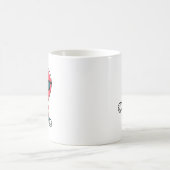 Valentines Day Dancing Heart Kaffeetasse (Mittel)