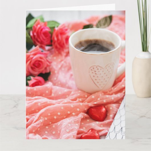 Valentine's Day  Dankeskarte (Vorderseite)