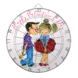 Valentine's Day Dart Board Geschenk Romantisches P Dartscheibe
