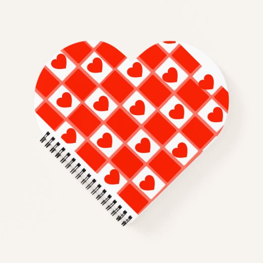 Valentine's day design Spiral Photo Notebook Notizblock (Vorderseite)