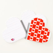 Valentine's day design Spiral Photo Notebook Notizblock (Innenseite)