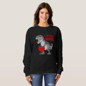 Valentines Day Dinosaur I Steal Hearts Boys Men Lo Sweatshirt (Vorne ganz)
