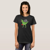 Valentines Day Dinosaur I Steal Hearts Boys Men Lo T-Shirt (Vorne ganz)