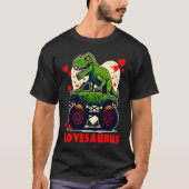 Valentines Day Dinosaur Rex Boys Valentine Kids Lo T-Shirt (Vorderseite)